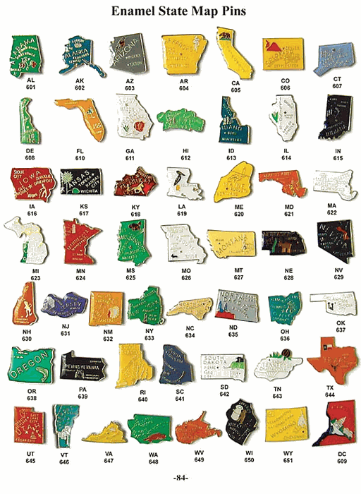 State Map Pins