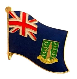 British Virgin Island World Flag Lapel Pin