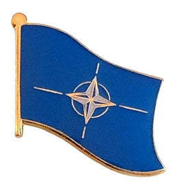 NATO World Flag Lapel - Single