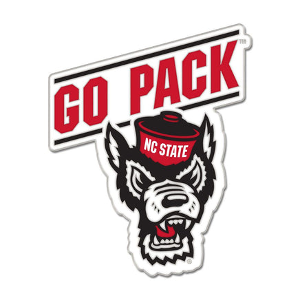 NC State Go Pack Wolf Head