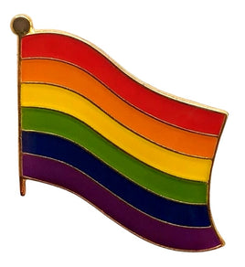 Rainbow Flag Lapel Pin - Single