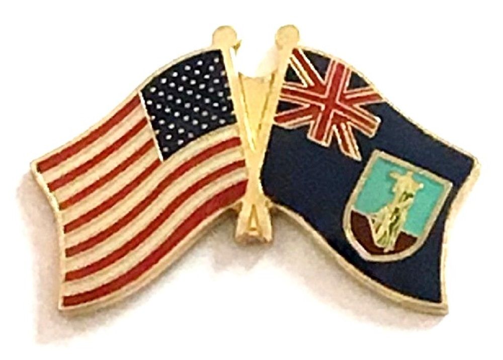 Montserrat World Flag Lapel Pin Country Flag Friendship Pins World Flag Pins 5142