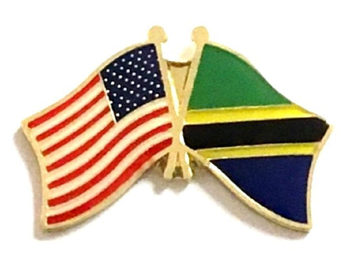 Tanzinia World Flag Lapel Pin Country Friendship Brooch World Flag Pins 6871