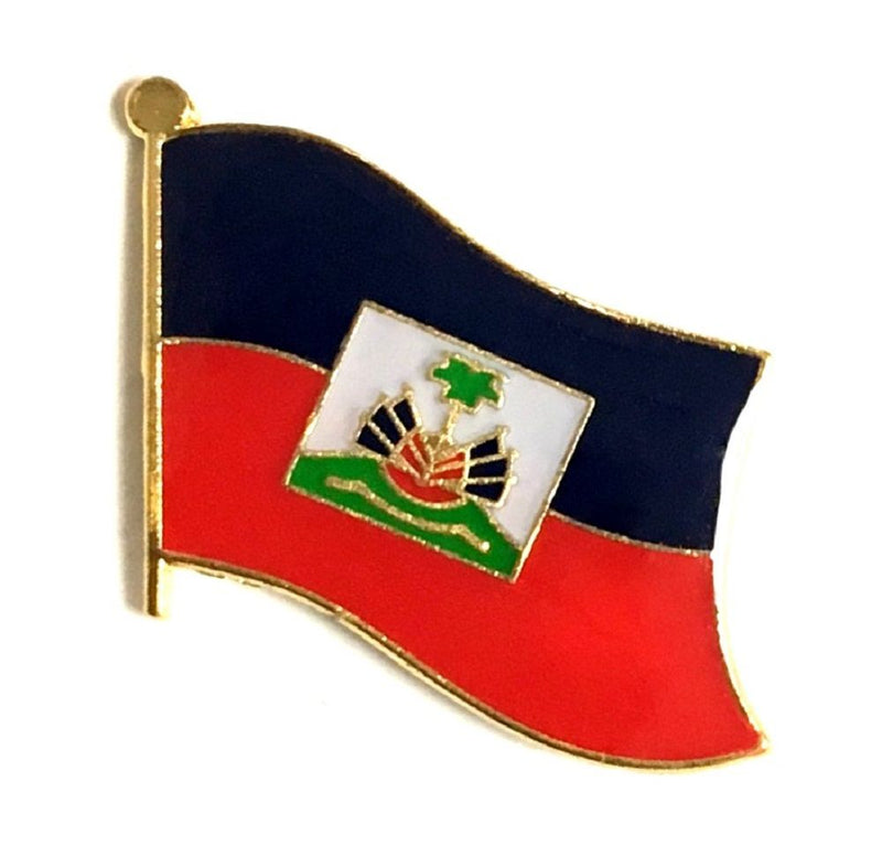 Haiti world flag lapel pin, country flag pins| World Flag Pins