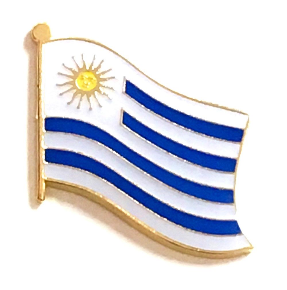 Uruguay World Flag Lapel Pin Single Country Brooches World Flag Pins